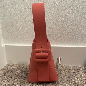 Women’s Coral Shoulder Bag with Statement Buckle